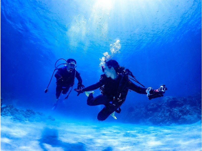 【慶良間ボート体験ダイビング２本／本島中部 宜野湾発】自社船開催☆写真無料プレゼント☆送迎OK☆３本目OK☆お一人様OKの紹介画像