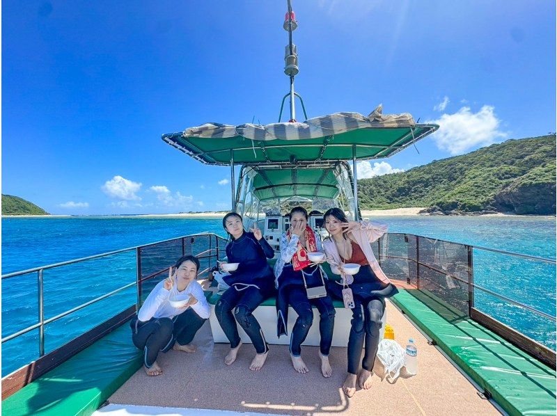【慶良間ボート体験ダイビング２本／本島中部 宜野湾発】自社船開催☆写真無料プレゼント☆送迎OK☆３本目OK☆お一人様OKの紹介画像