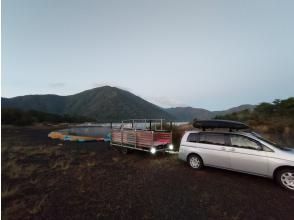 駐車場に止めたら受付