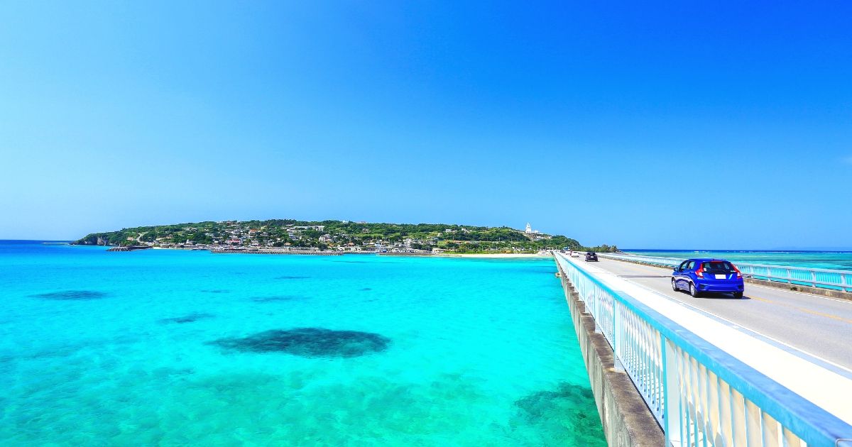 Pictures of sightseeing spots, scenic spots and recommended lunches on Kouri Island