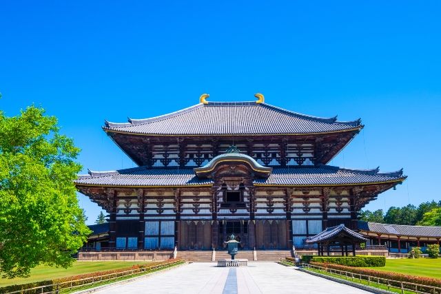 奈良 晴天の東大寺